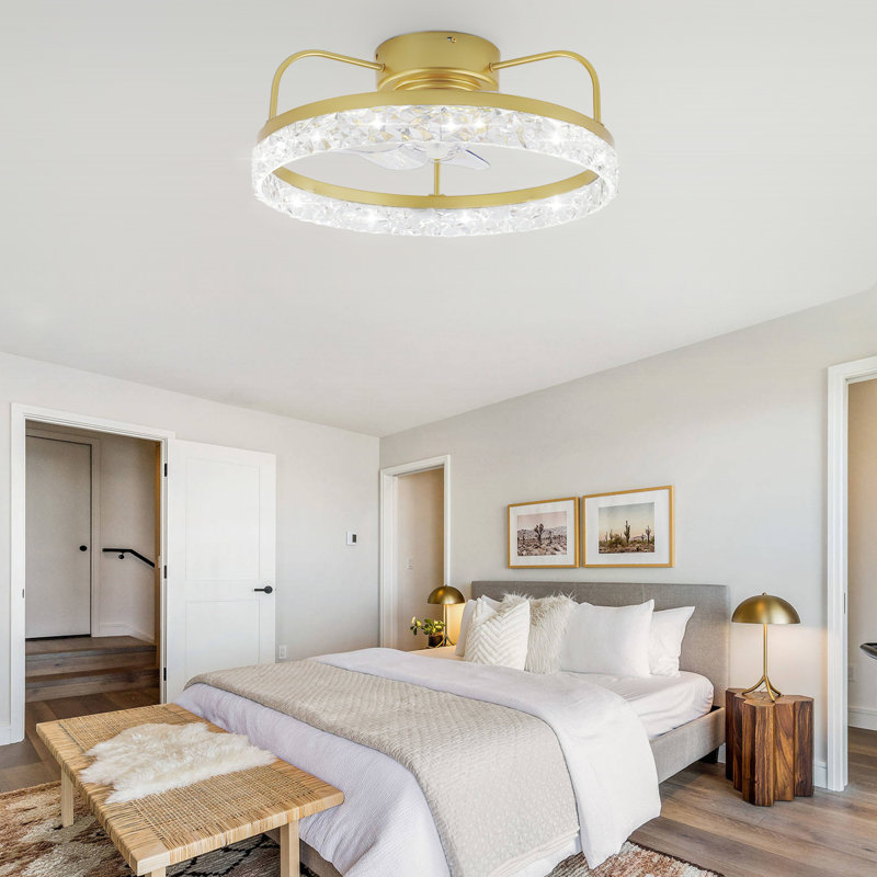 Jacia 20'' Ceiling Fan with LED Lights