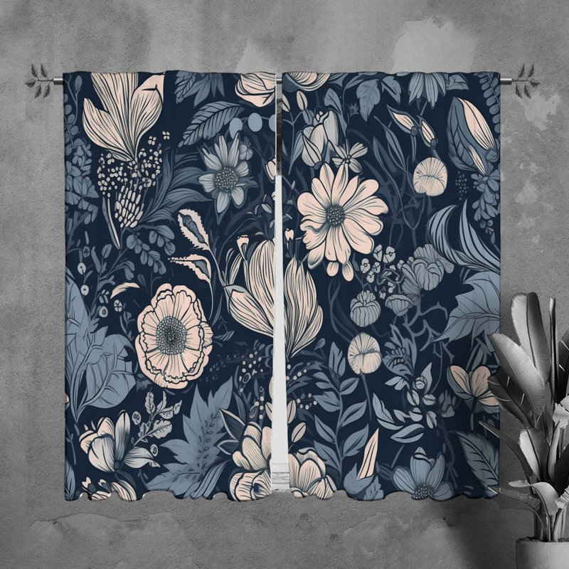 Paire de rideaux obscurcissant en polyester Lamisa, L 40 po x L 82 po