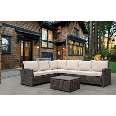 Millingport 5 - Person Patio Conversation Set with Cushions