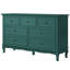 Commode 7 tiroirs avec pieds en bois massif-873696060