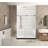 Frameless Shower Door 56-60 "W X 60" H, 1/4 "(6 Mm) Clear Tempered Glass, Stainless Steel Handle-120179036