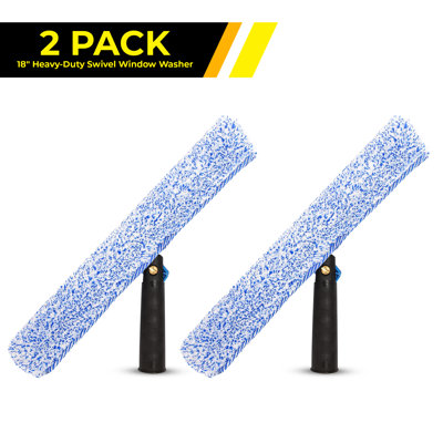 Heavy-Duty Swivel Window Washer, 2 Pack
