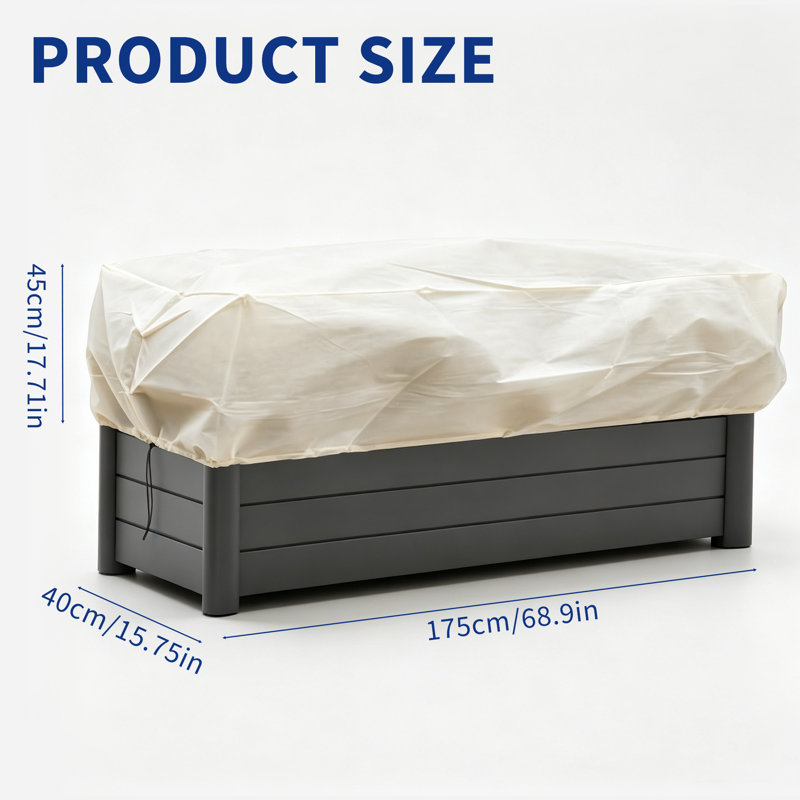 Couverture antigel pour plantes d'extérieur – Housse de jardin respirante en non-tissé avec cordon de serrage – Paquet de 4