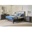 Rome Upholstered Wingback Bed