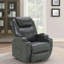 Fauteuil inclinable gris anthracite Power Lift avec massage