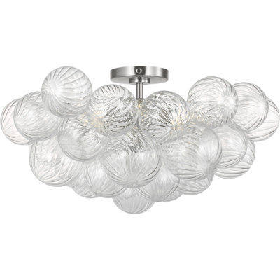 Generation Lighting Zia Dimmable 23" Flush Mount Ceiling Light