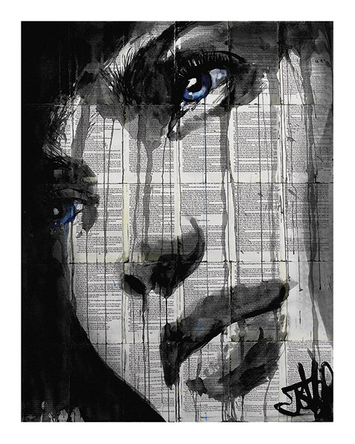 Loui Jover - Painting, 50cm H x 40cm W, No Mount