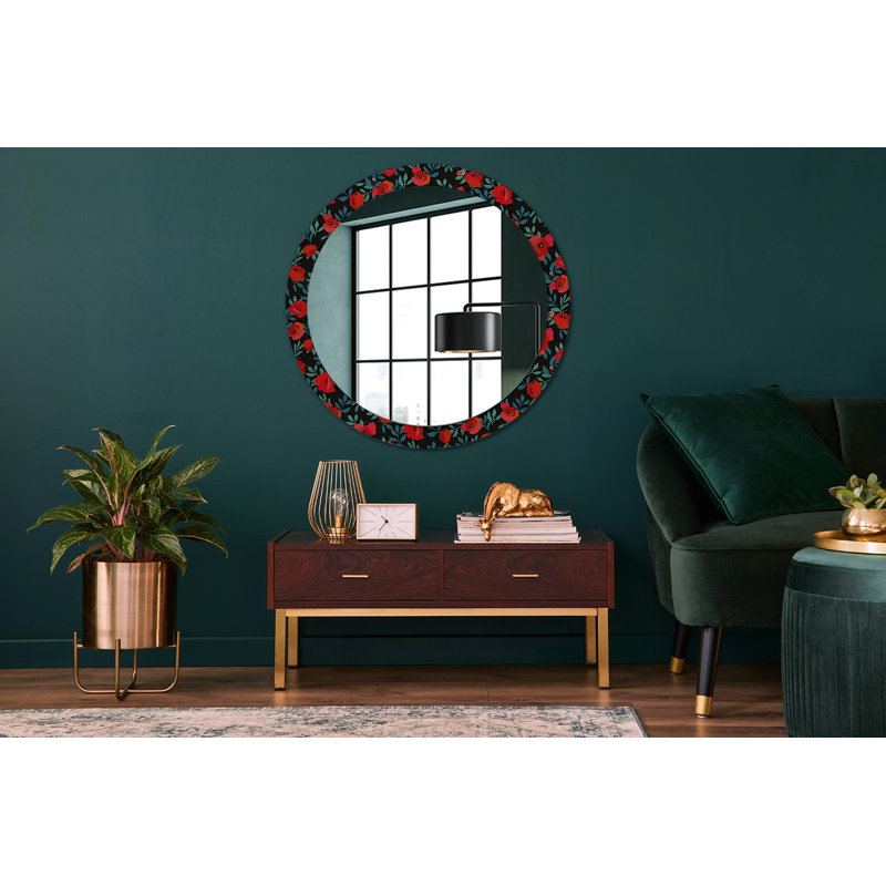 Huldar Glass Flat Wall Mirror