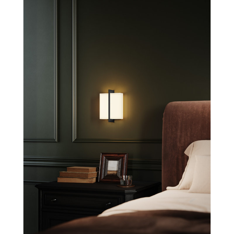 Bengal 1 - Light LED Flush Mounted Sconce, Black