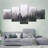 " Hazy Pine Forest " 5 Piece Art Set-1156993427