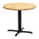 Ensemble de table ronde 36 "avec base en X Rosy