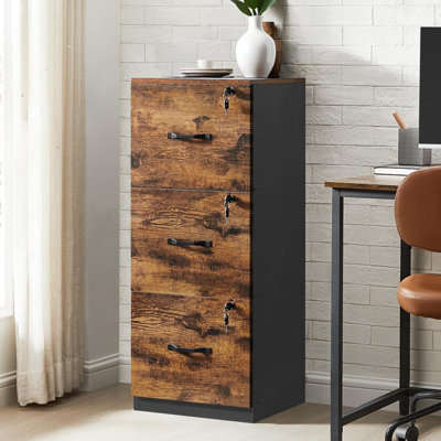 3-Drawer File Cabinet With Lock by Ebern Designs
