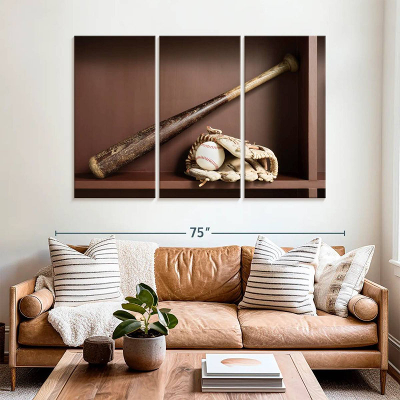Sireci Old Time Baseball, 42" H x 65" W