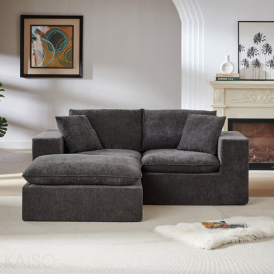 Canapé moderne en nuage de chenille, librement combinable, confortable pour s'asseoir, convient aux meubles de salon modernes dans les maisons, les appartements et les bureaux
