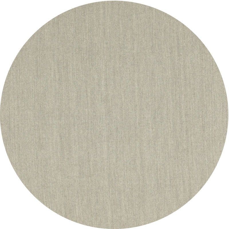 Tapis beige contemporain, Rond 3 pi