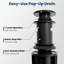 Widespread Bathroom Faucet 3 Hole, 2-Handle Bathroom Sink Faucet With Drain Assembly-120542035