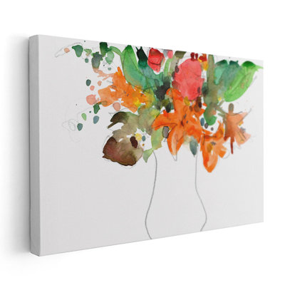 Expressive Bouquet I - Canvas Print Wall Art