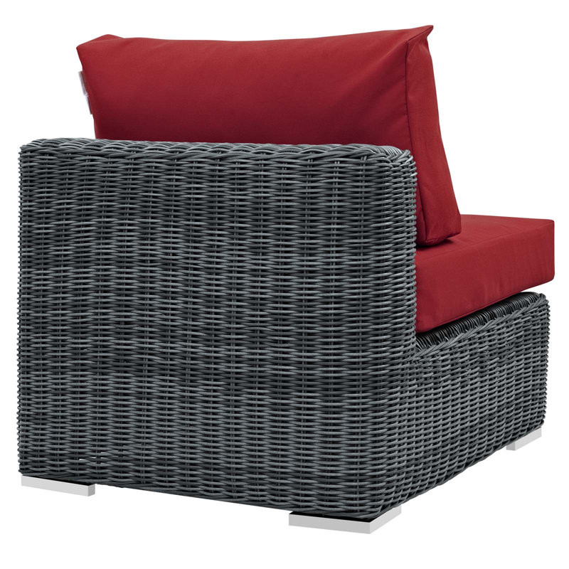 Invite Outdoor Patio Sunbrella Armless, Red
