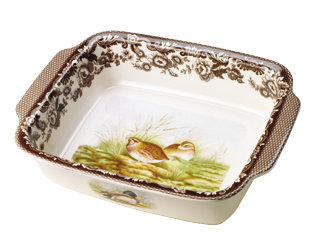 Spode Woodland Rect Hsh 15 x 11,75 po