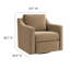 Liora Performance Velvet Armchair-110091664
