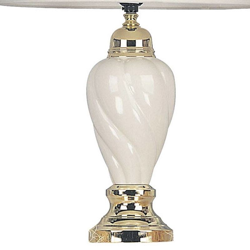 Bannister Table Lamp, White