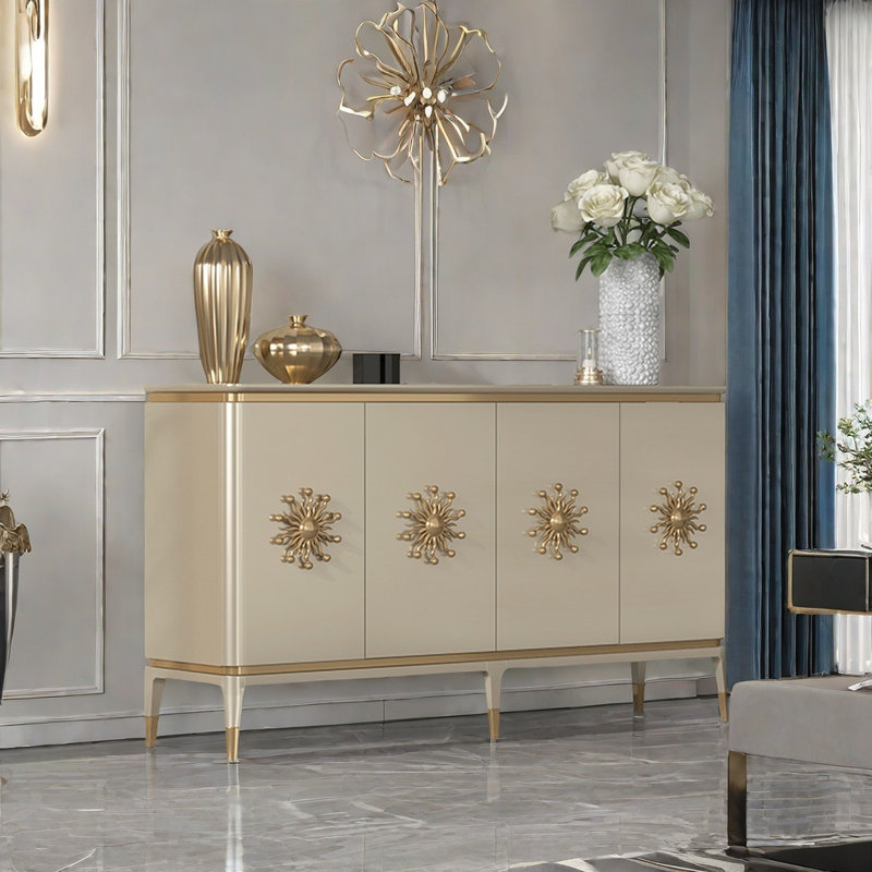 Buffet décoratif de style moderne et minimaliste