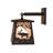7" Wide Moose At Dawn Left Wall Sconce