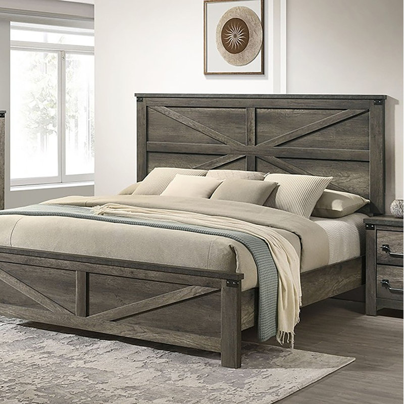 Ebron Panel Bed, Très grand