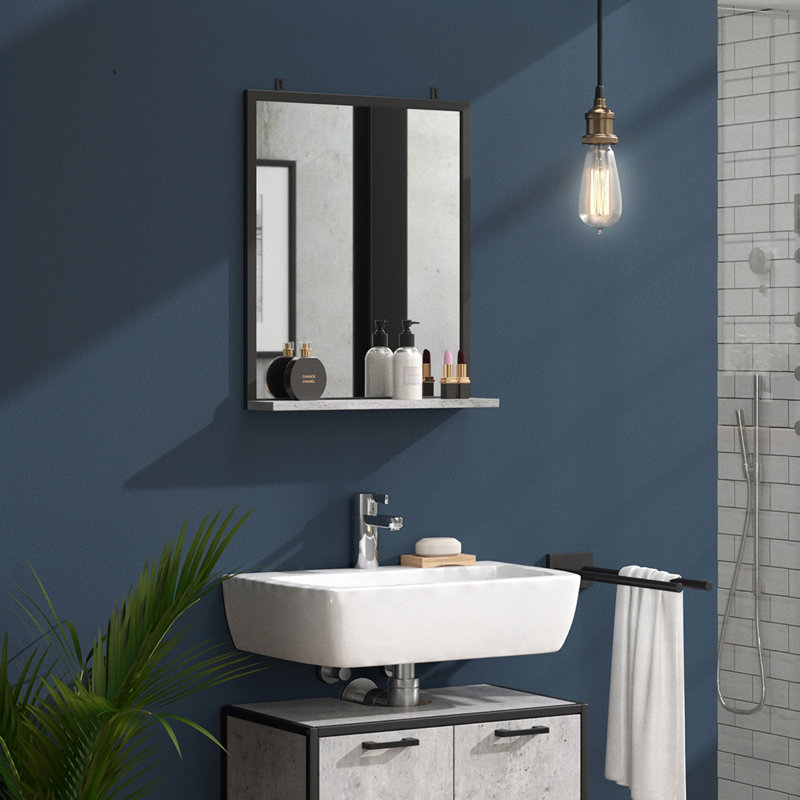 Wandspiegel Fyrk, Grey
