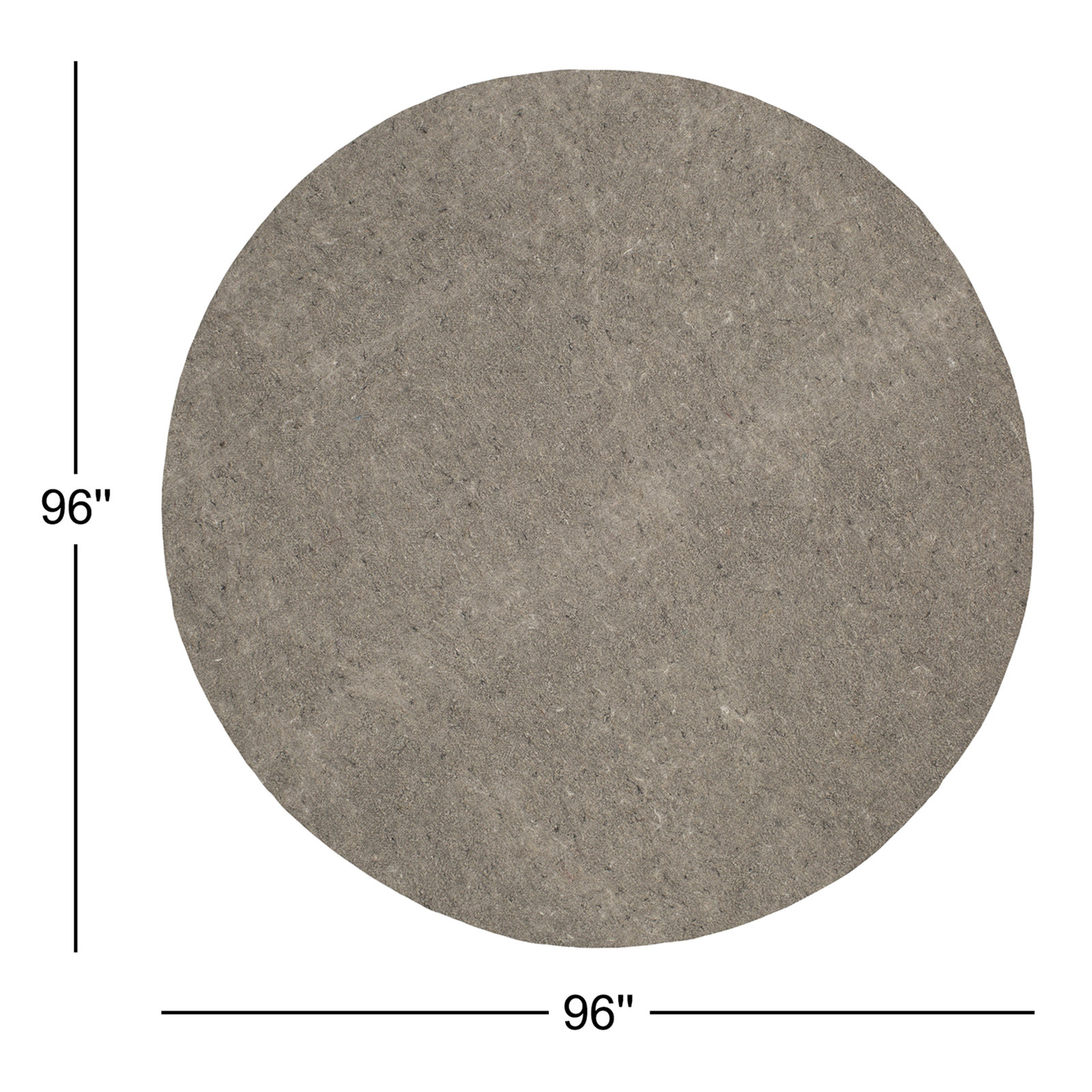 Ovilla 0.25" Dual Surface Rug Pad, 8'W Round