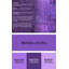 Tapis mauve Mid-Century Modern 2834-890082353