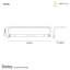 Conklin Chrome Integrated LED Outdoor Flush Mount