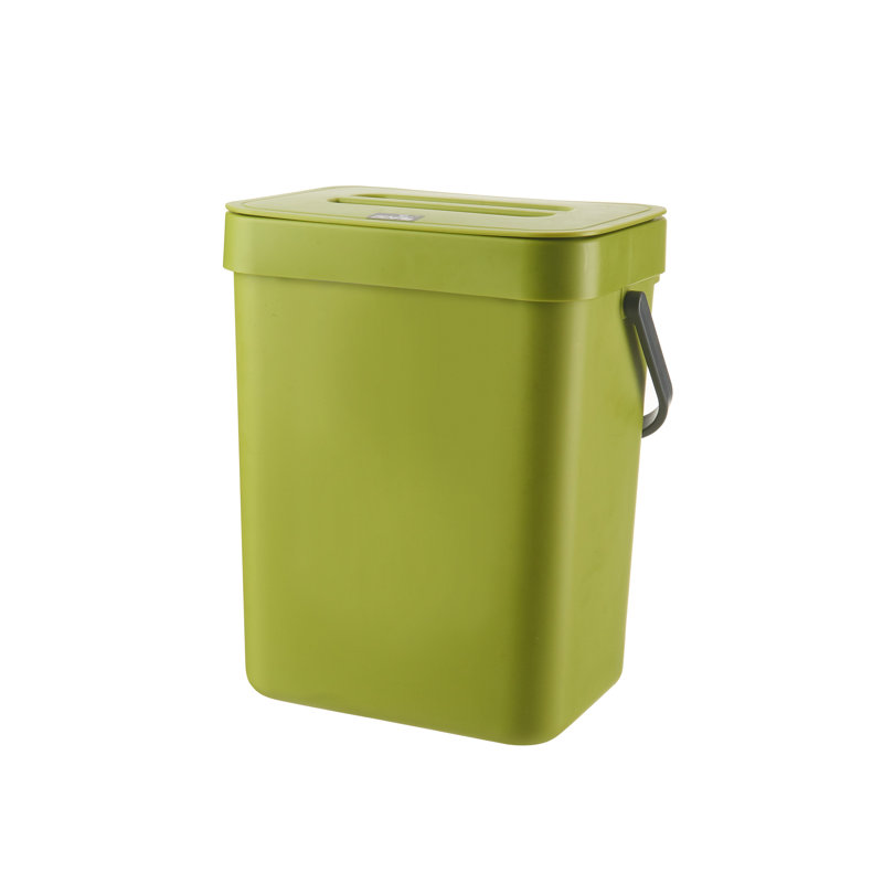 Puro 3 Litre Countertop Waste Baskets, Lime