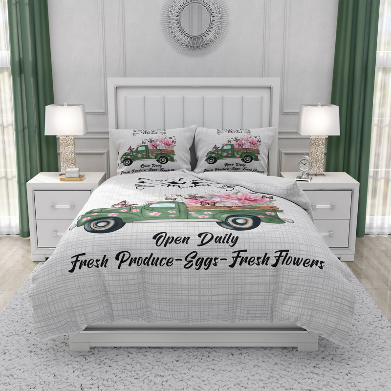 Abstract Duvet Cover, Queen Duvet Cover + 2 Queen Shams