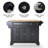 Bert Solid Wood Top Kitchen Island-1673674392
