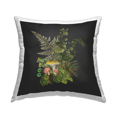 Coussin Sprouting Fern Leaves
