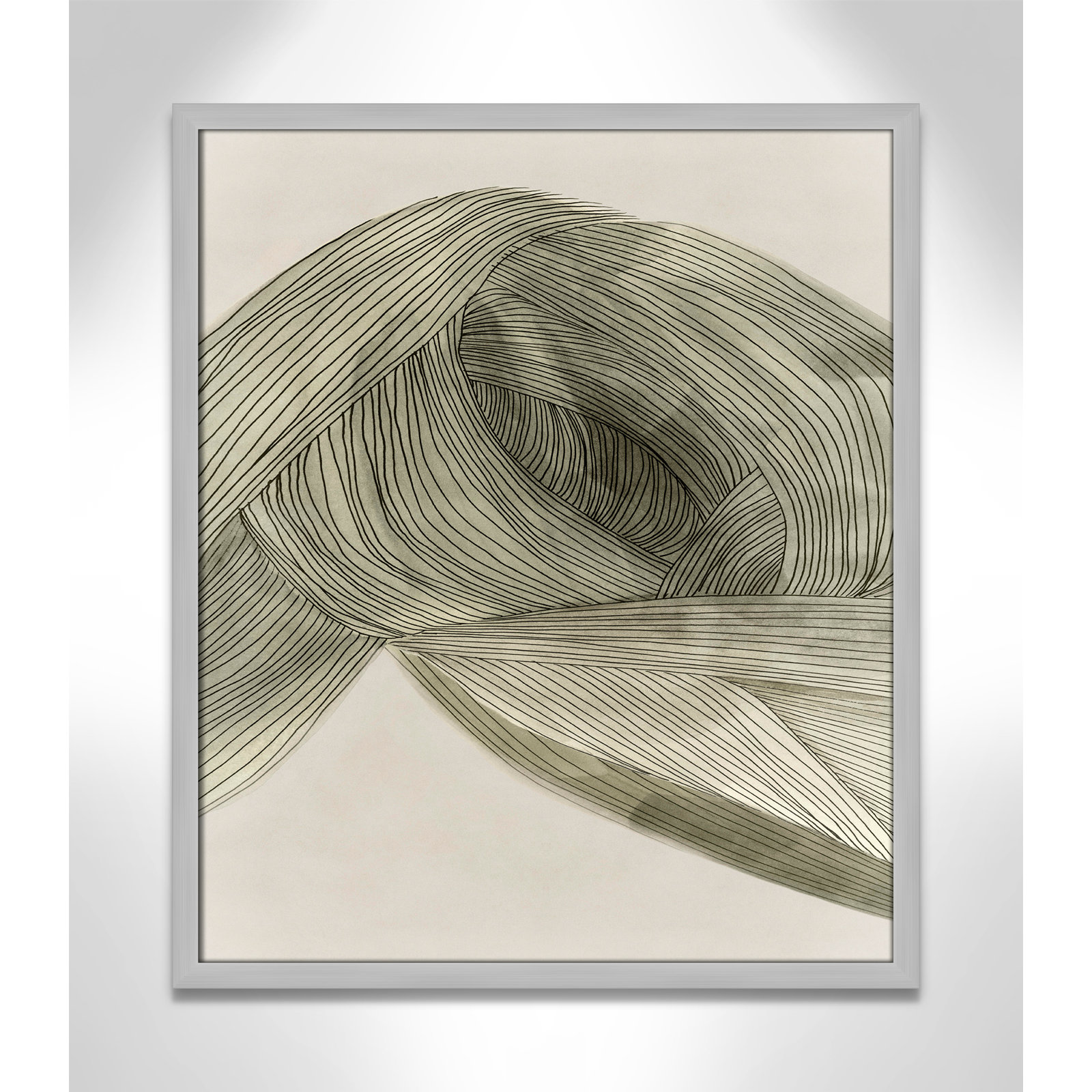 Dreaming In Pastel I, Matte Silver, 25.5" H x 21.5" W x 0.75" D
