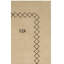 Tapis beige en laine tissé à la main à motif géométrique Coraima-22261444