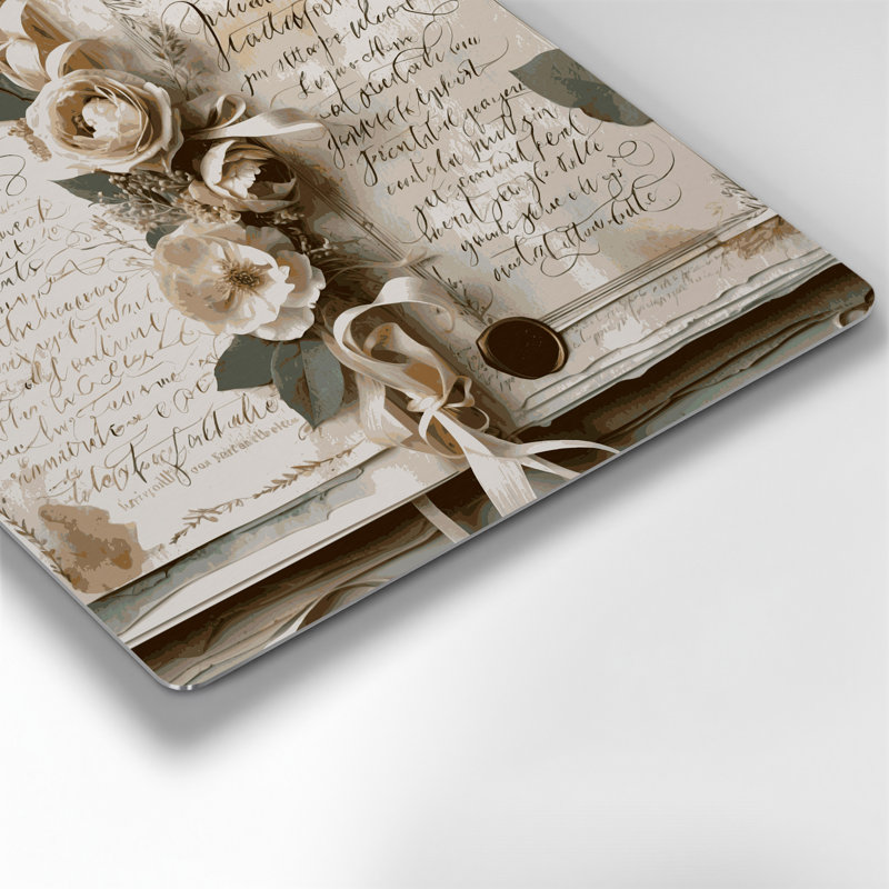 «Thanksgiving Gratitude journaux», art mural en métal beige, H 12 po x l 12 po