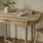 Rustic Carved Console Table