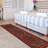 Ottohome Non-Slip Medallion Oriental Area Rug For Living Room, Hallway, Entryway Rug, Dark Red-1863738303