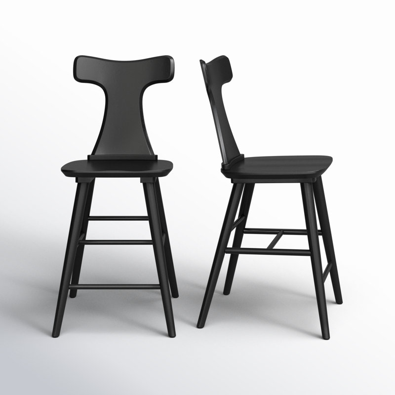 Tabouret Mid Mid Century, Noir