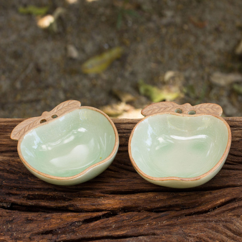 August Grove Shorthill Ceramic Condiment Server