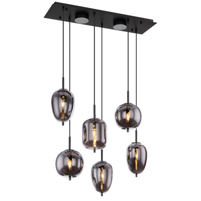 Nikitas 6 - Light Matte Black Pendant