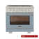 Kucht 36 in. 5.2 cu. ft. Freestanding Gas Range and Convection Oven with True Simmer Burners