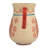  Floral Stoneware Pitcher With Handle