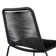 Blomquist Outdoor Counter or Bar Height Stackable Stool in Metal and Rope