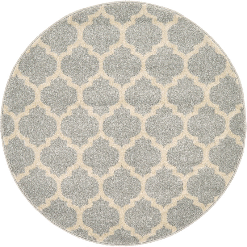 Molly Geometric Indoor Rug, Round 3'3"
