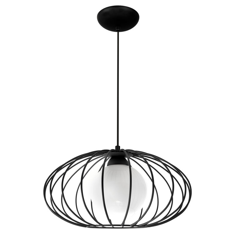 Kronos 1 - Light Black Geometric Pendant