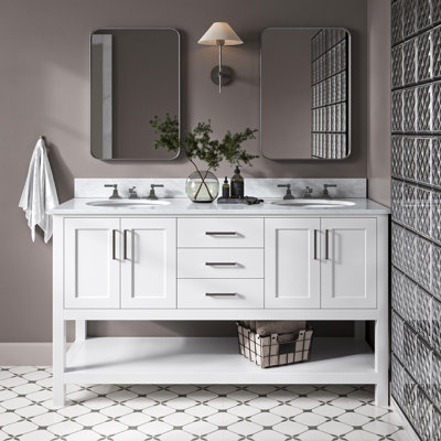 Magnolia Bath Vanity Rectangular Basin S073DCW2R